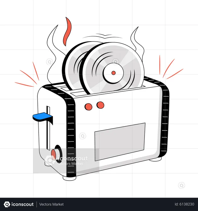 Toaster  Illustration