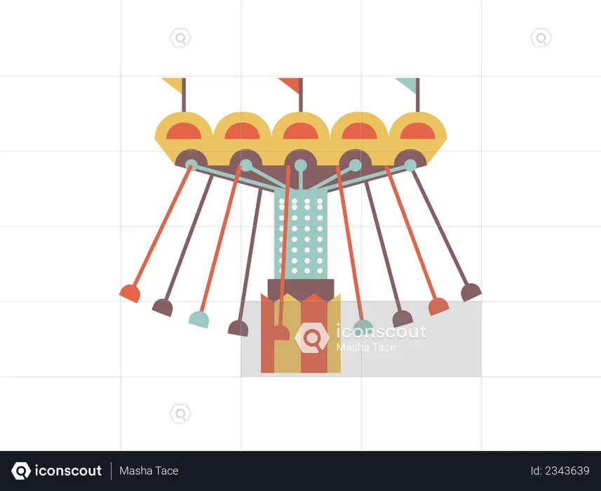 Tornado-Fahrt  Illustration