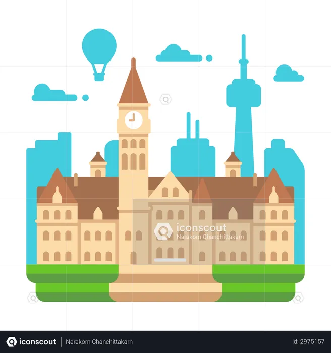 Toronto City Hall  Illustration