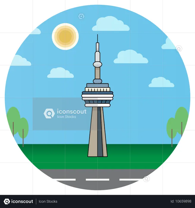 Toronto, Kanadainsel  Illustration