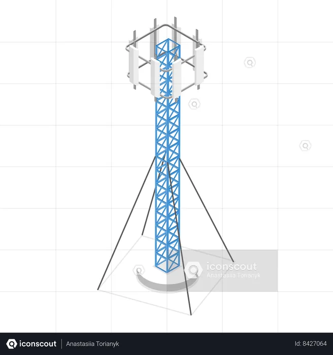 Tour de télécommunication  Illustration