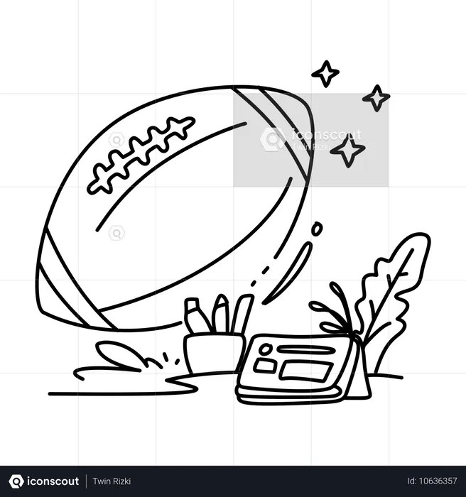 Tournoi de football américain  Illustration