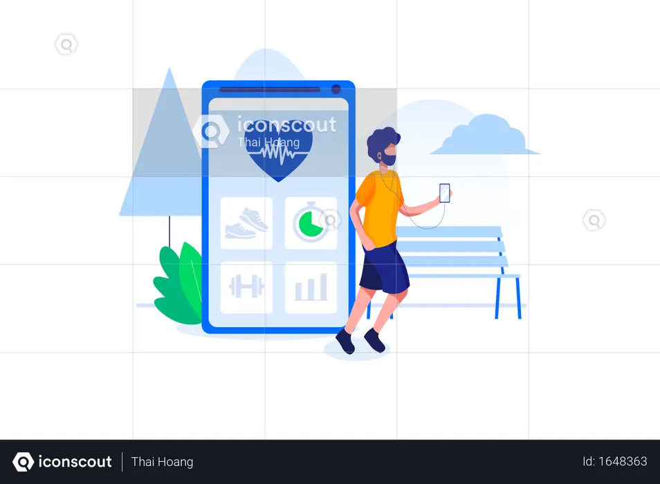Track your activity  Illustration
