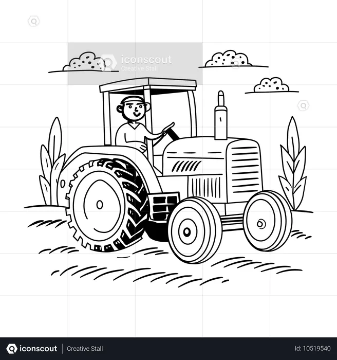 Tractor  Ilustración