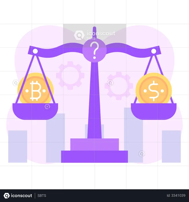 Trading de crypto-monnaie  Illustration