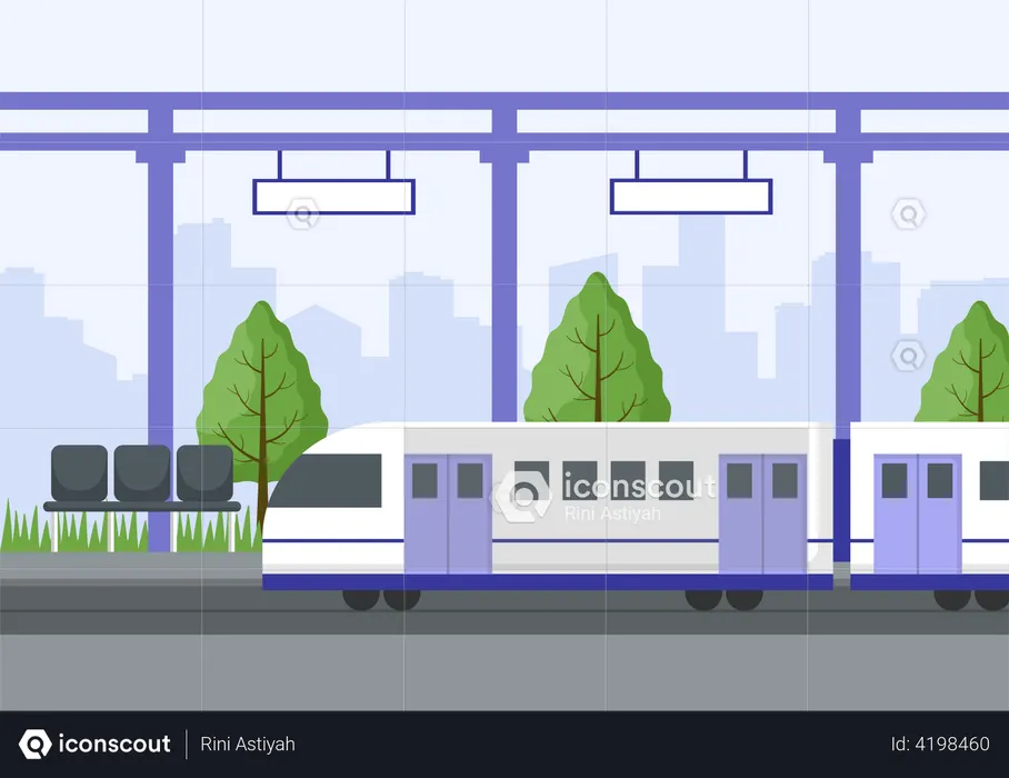 Train Transport  Illustration