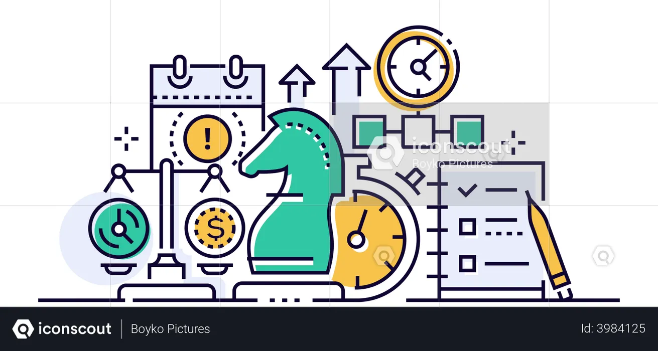 Training and Time Management  Illustration