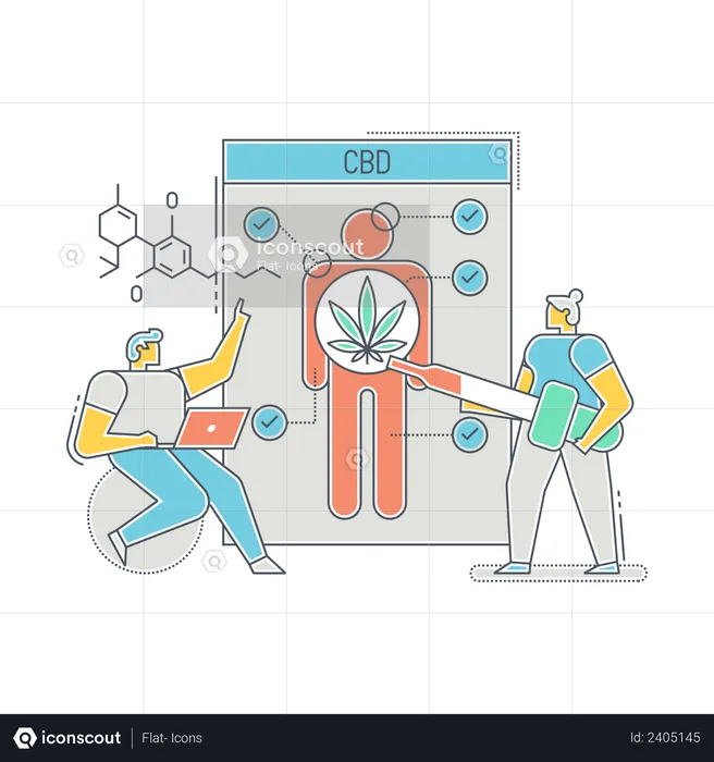 Traitement au cannabidiol  Illustration