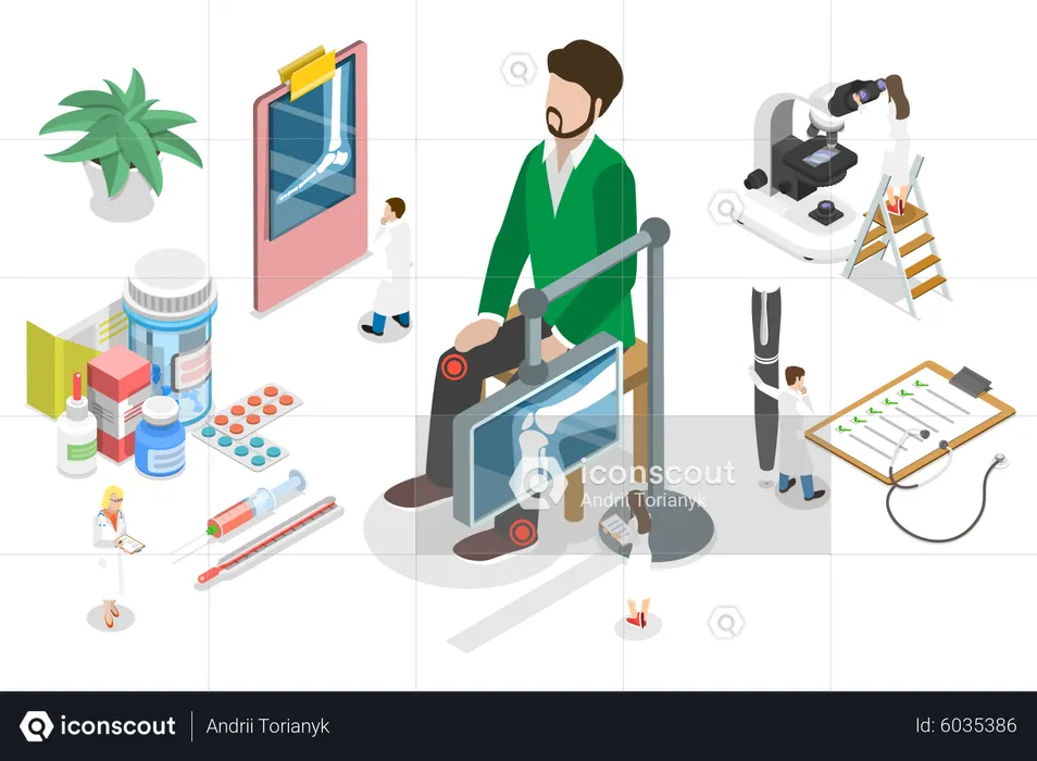 Traitement des troubles articulaires  Illustration