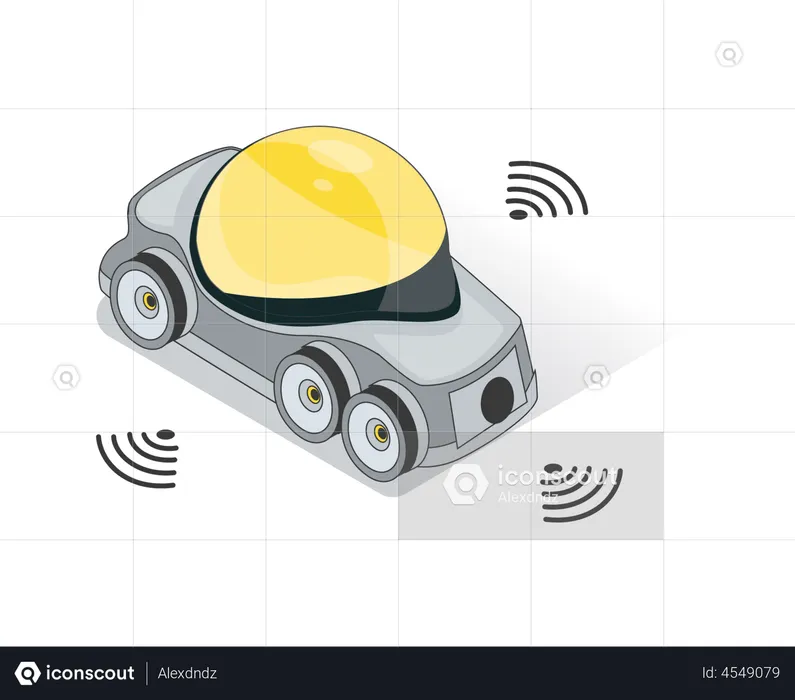 Transport sans conducteur  Illustration