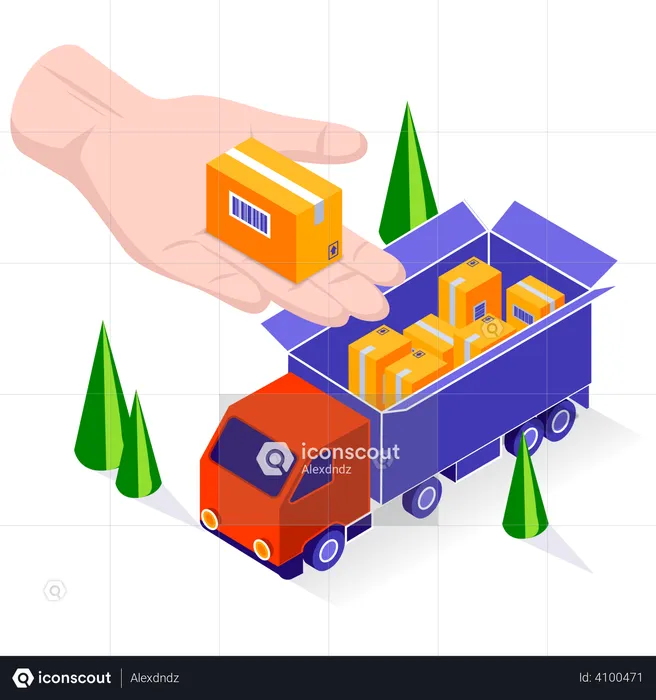 Transportation Service  Illustration