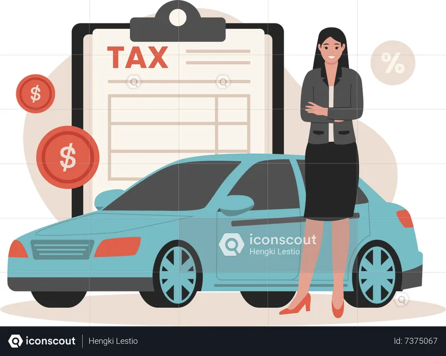 Transportation tax  Illustration