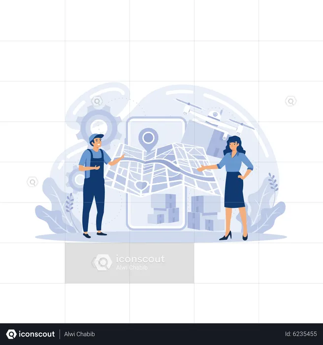 Transport-Service  Illustration