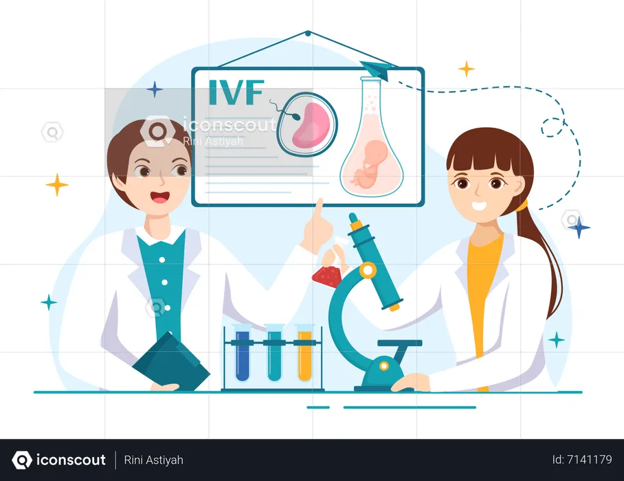 Tratamento de fertilidade  Ilustração