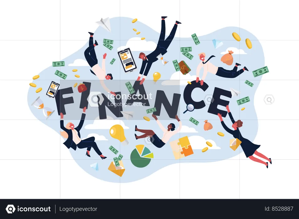 Travailleurs du système financier  Illustration