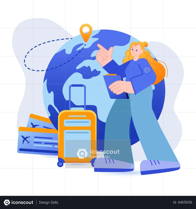 Travel agency  Illustration