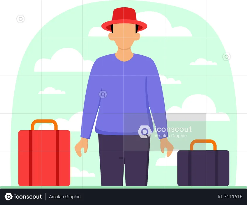 Travel bag  Illustration