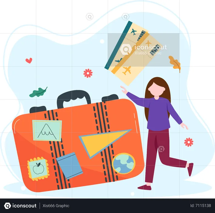 Travel bag  Illustration