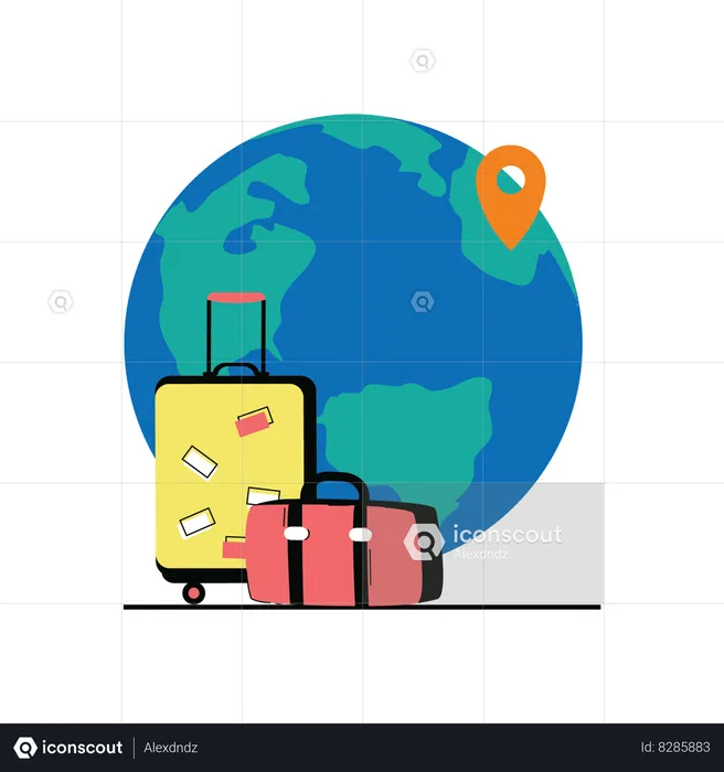 Travel bags  Illustration