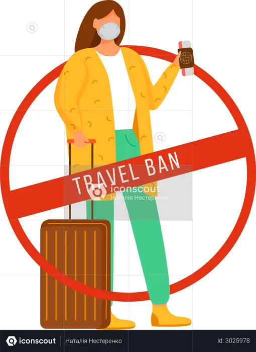 Travel ban  Illustration
