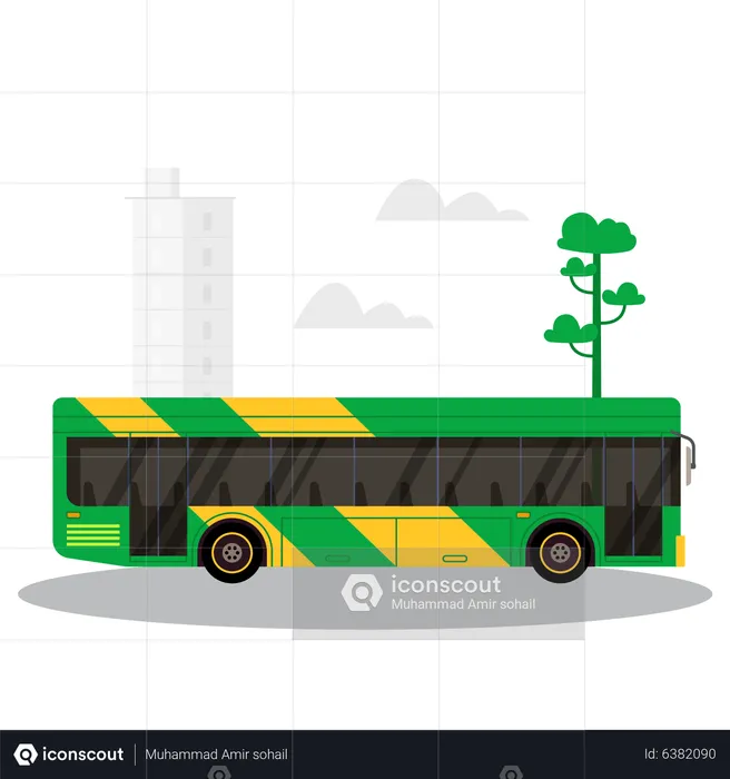 Travel Bus  Illustration