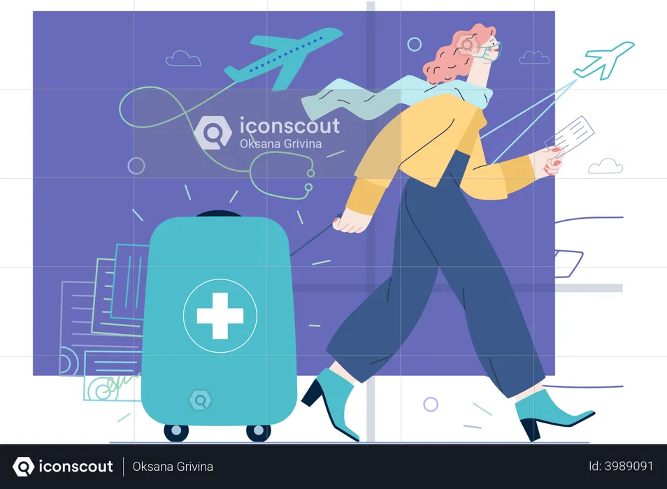 Travel insurance  Illustration