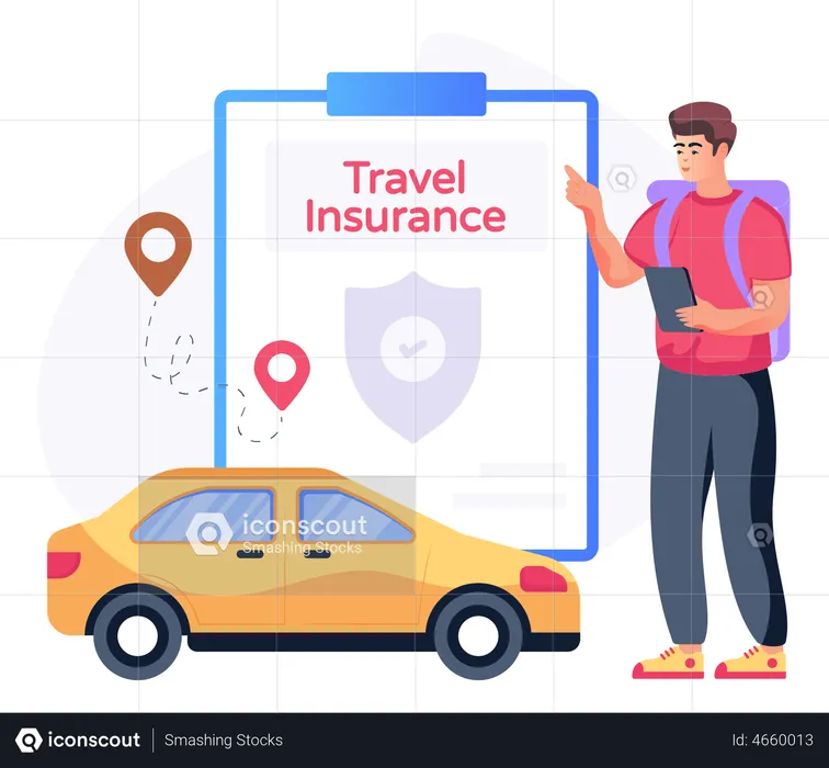 Travel Insurance  Illustration