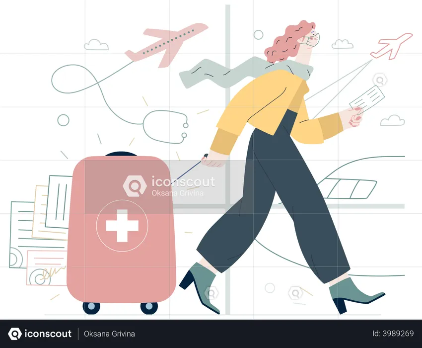 Travel insurance  Illustration