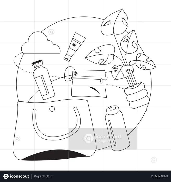 Travel kit  Illustration