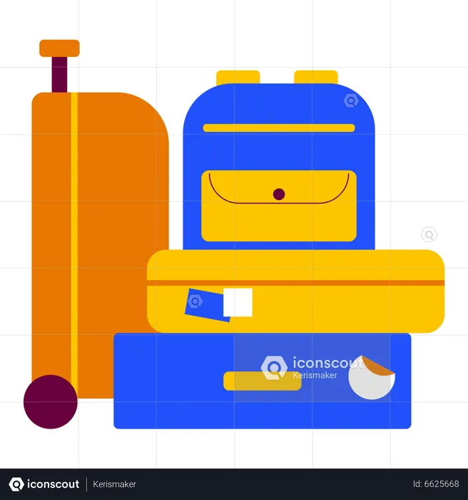 Travel Luggage  Illustration