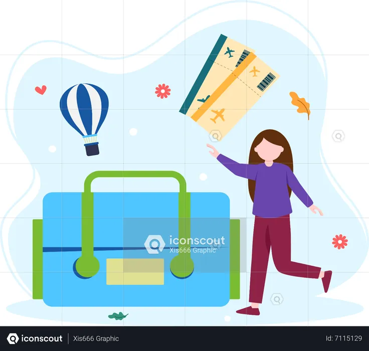 Travel luggage  Illustration