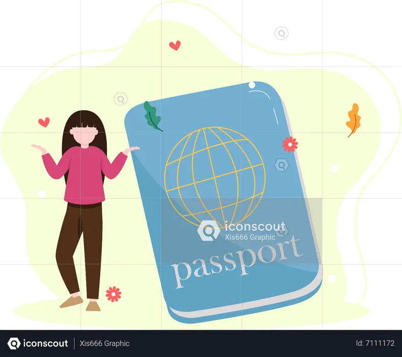 Travel Passport  Illustration