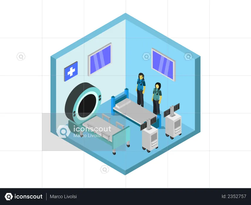 Treatment room  Illustration