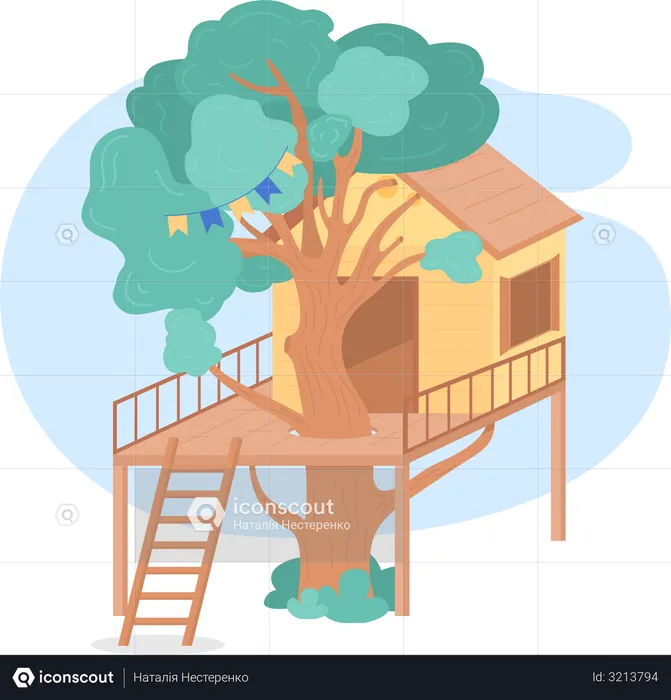 Tree house  Illustration