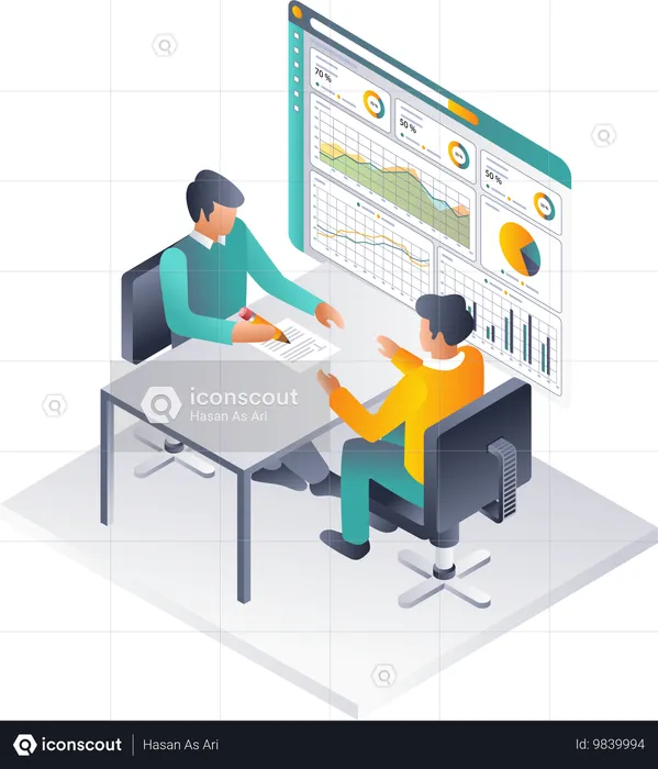 Trends Shaping Business Data Analysis Strategies  Illustration