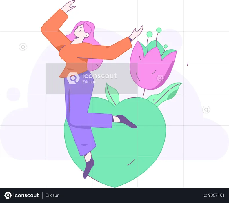 Homenaje del día de la mujer  Ilustración