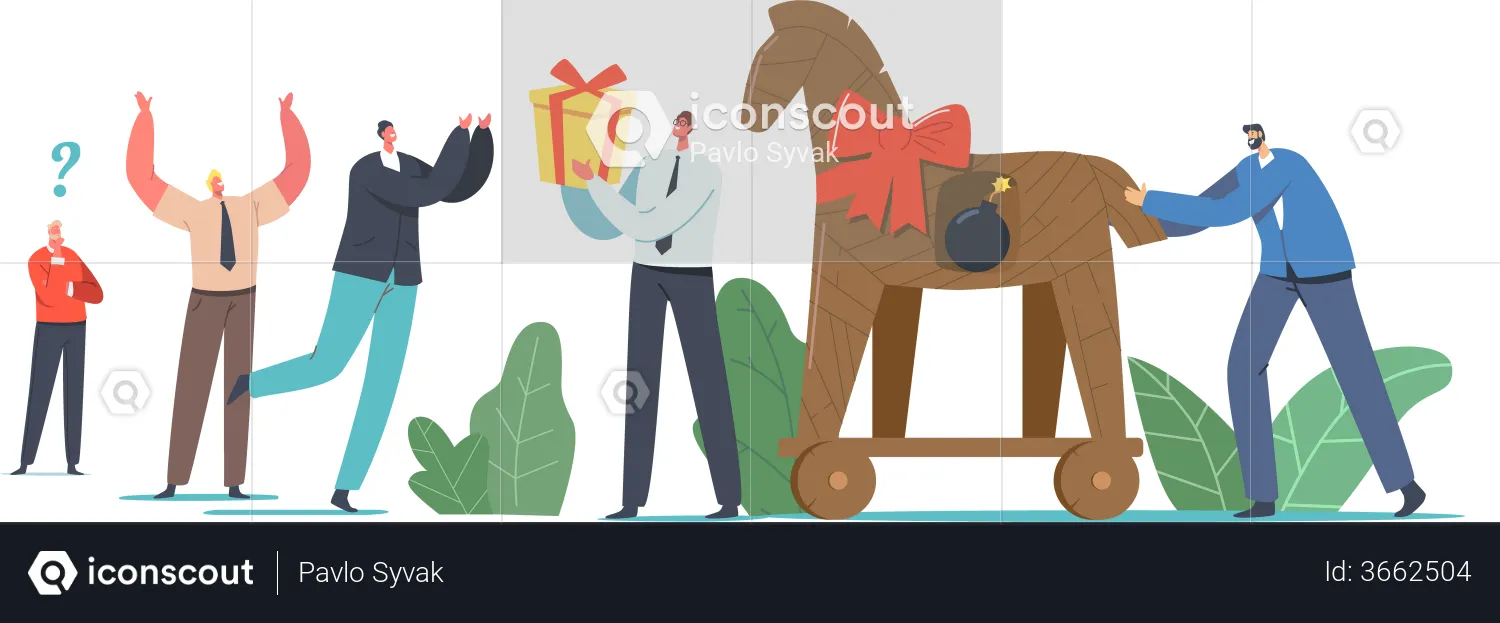 Trojan Horse  Illustration