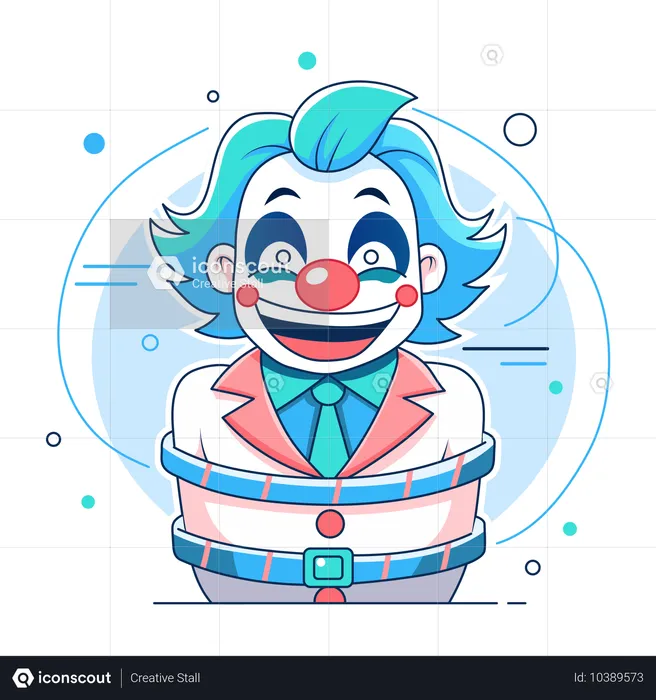 Truco de payaso  Ilustración