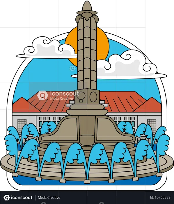 Monument de la jeunesse de Semarang  Illustration