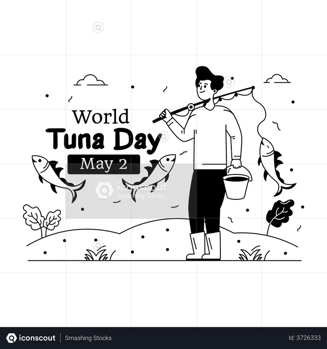 Tuna Awareness Day  Illustration