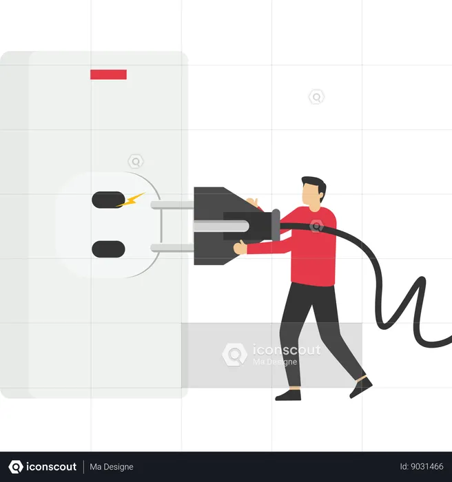 Turning On Or Off  Illustration