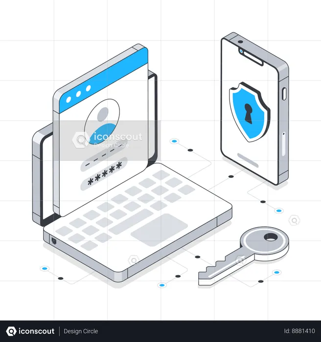 Two-Factor Authentication  Illustration