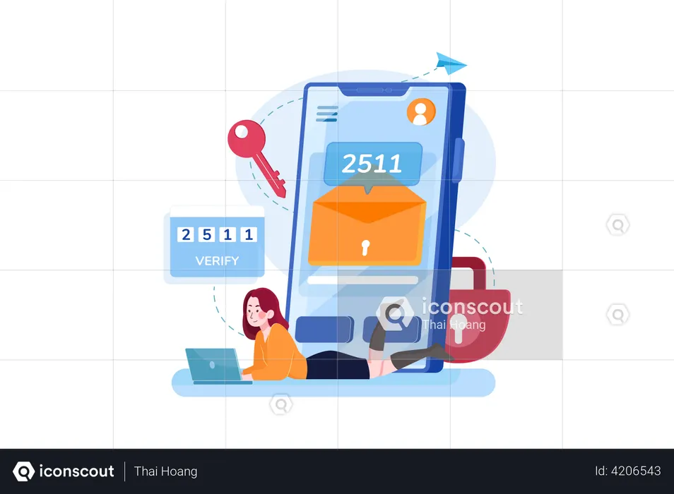 Two steps authentication  Illustration