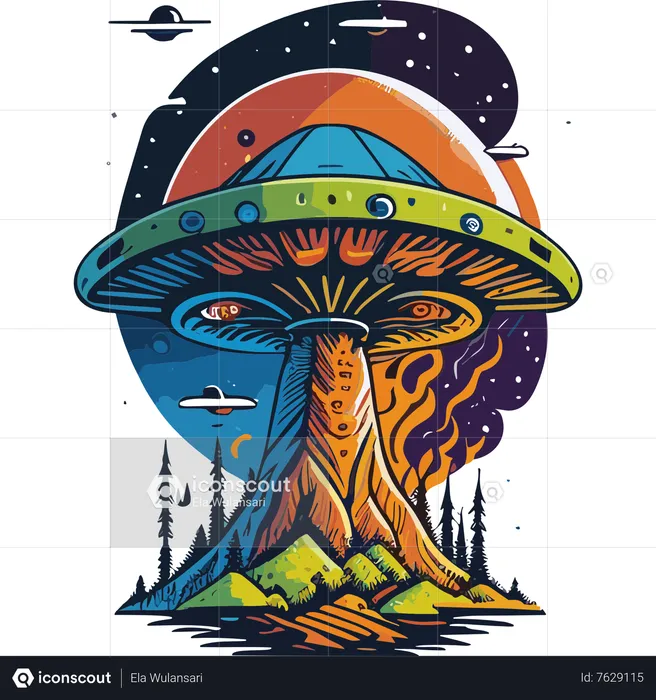 UFO  Illustration