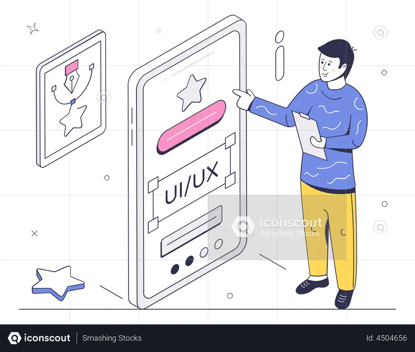 Interface do usuário  Ilustração