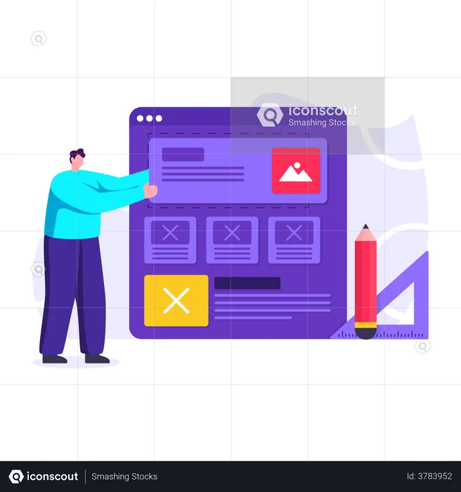 UI-UX Designing  Illustration