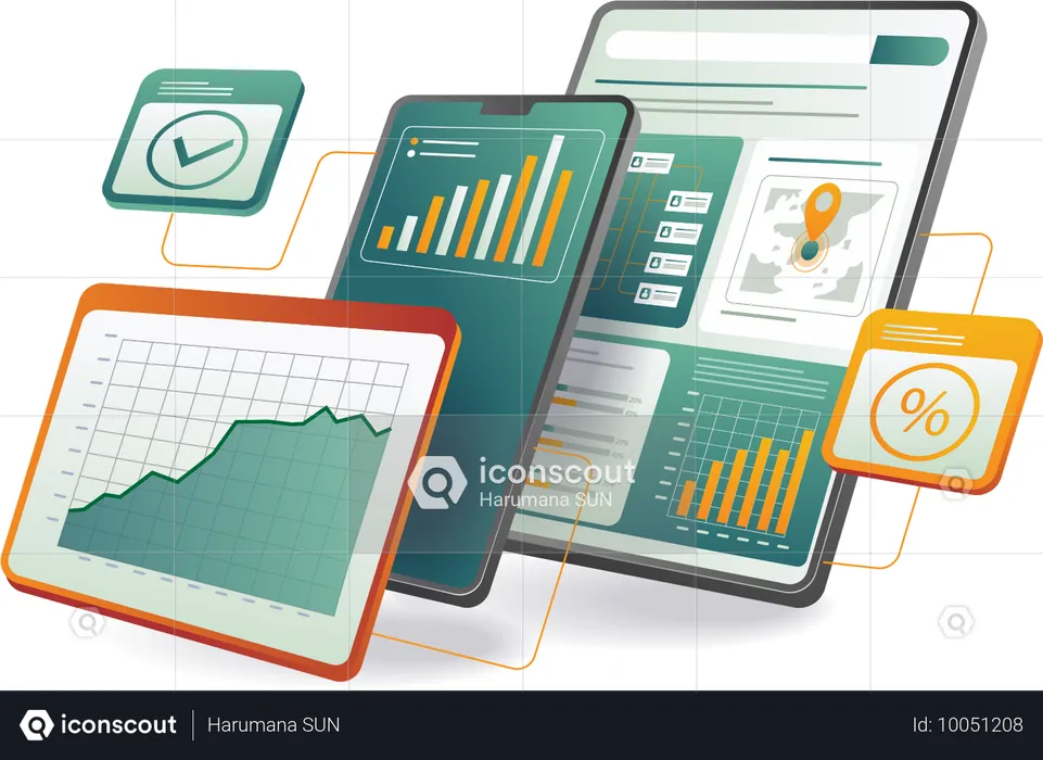 Um gráfico mostrando um smartphone com uma interface de codificação na tela, representando serviços de desenvolvimento de aplicativos móveis  Ilustração