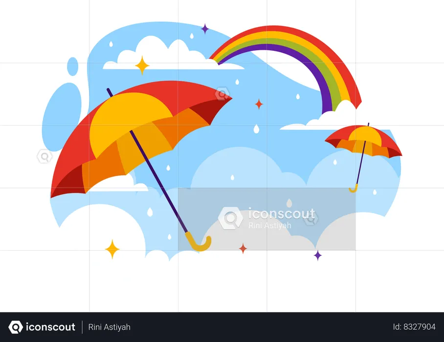 Umbrella Day  Illustration