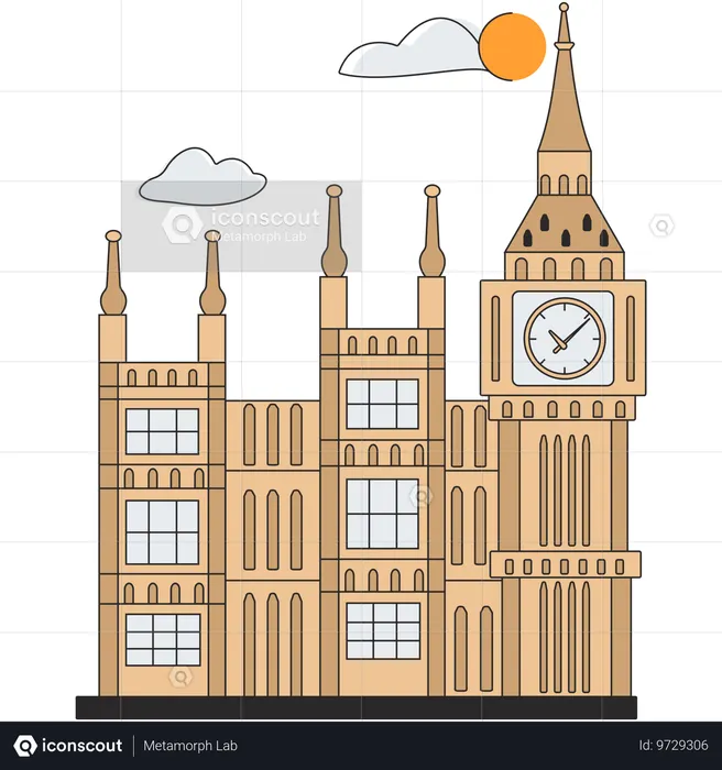 United Kingdom - Big Ben  Illustration