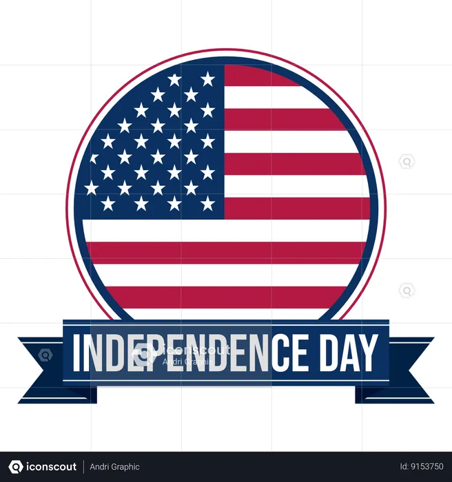 United states independence day  Illustration
